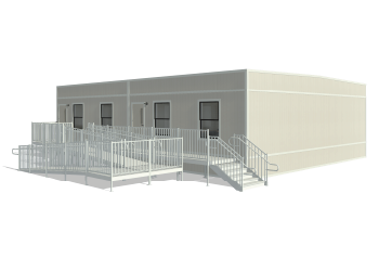 Double Portable Classrooms