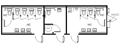 Restroom, 12x44 TX 